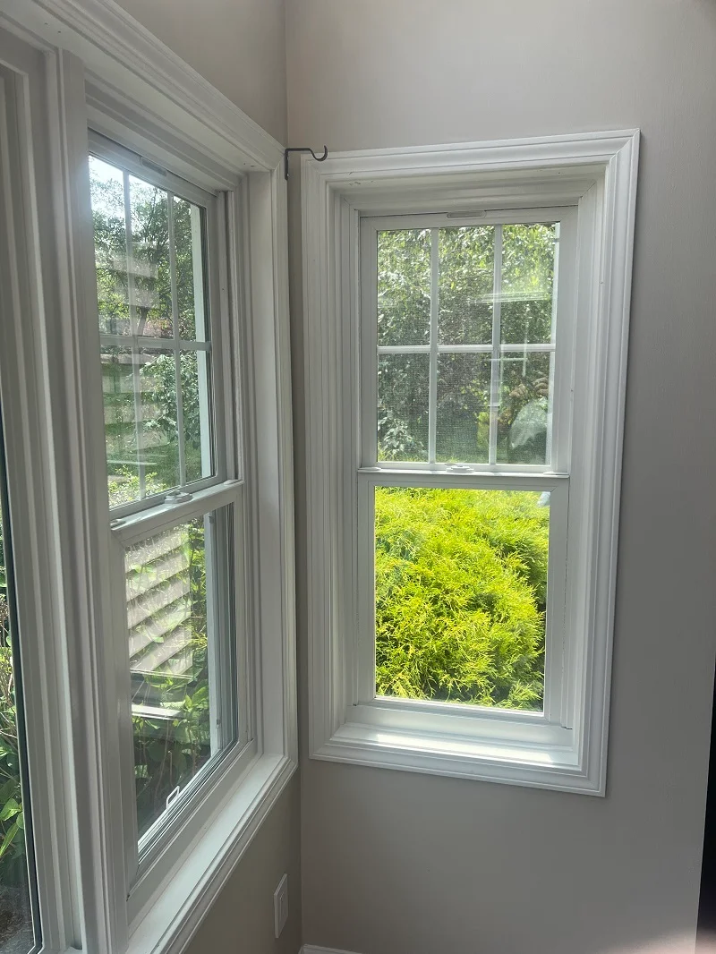 Pella Impervia double hungs windows installed  by WIndow Solutions Plus